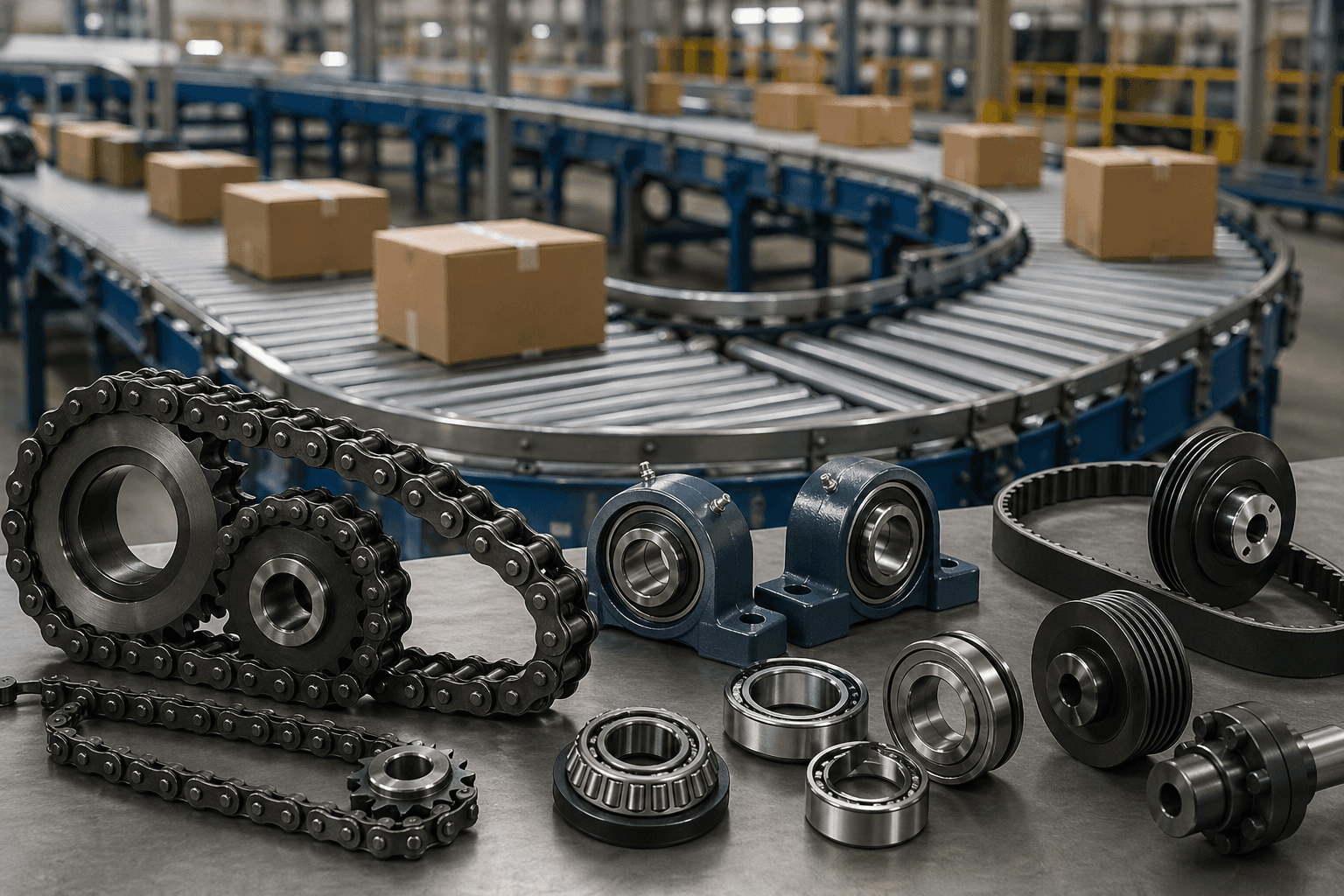Nhóm truyền động SKF cho dây chuyền sản xuất